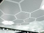 Customizable Color Hexagonal Clip In Ceiling 404mm For Metro Station