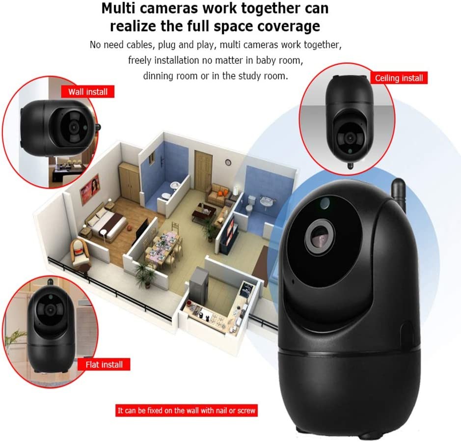 Tuya Home Mini cmos Smart Surveillance Camera With 360 View Remote Control Two-Way Audio
