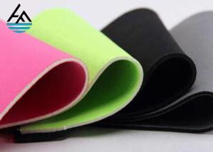 Wholesale Waterproof 2mm Neoprene Fabric Sheets , Embossed Neoprene Rubber Sheet Fabric from china suppliers