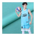 100% Polyester Knit Bird Eye Fabric Breathable Wicking for Activewear Ball Suit