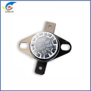 China Temperature Switch KSD301 Electric Kettle Temperature Control Switch Bimetallic Thermostat Manual Reset on sale