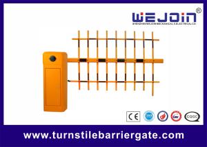 Wholesale Three Fence Parking Barrier Gate , Road Barrier Gate Arms 4m Boom Length from china suppliers