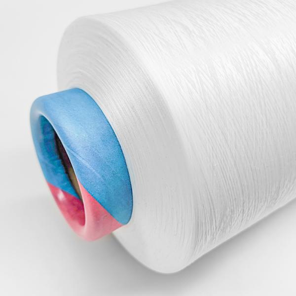 Hot Sale Soft Raw White Black Polyester Yarn for Knitting , China Supplier 200D/96F DTY 100% Polyester Yarn/