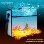 Fireproof Document Bag - Fireproof Box [Thermal Insulated] Fireproof Safety