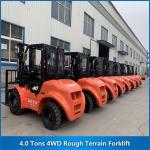 4 Tons 4WD Rough Terrain Fork Lifts FD40-F 4000KG