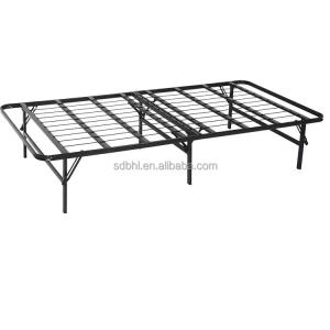 Wholesale Coastal Design Style Twin Size Black Full Metal Bed Frame Featuring Wrought Iron Base from china suppliers