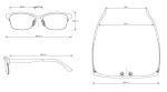 Customized Fit Trendy Men's Optical Glasses ISO12870 Certified