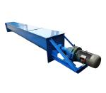 High-Temperature Stainless Steel Heavy-Duty U-Trough Auger Conveyor For Hay Or