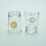 1oz Plastic Whisky Glasses With Heavy Base Clear Plastic Shot Cups
