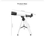 Refractor Aluminum Astronomical Telescope , 360 X 50mm Astronomy Monocular