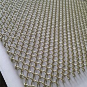 Wholesale Diamond Chain Link Aluminum 2.0mm Decorative Wire Mesh from china suppliers