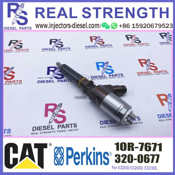 320-0677 10R-7671 Diesel Engine Fuel Injector 320-0677 10R-7671 2645A746 For Caterpillar C6.6 E320D E320DL E323DL