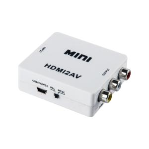 Wholesale Plug And Play 4K*2K 3xRCA Mini HDMI To AV Converter from china suppliers