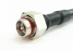 4.3-10 Male RF Coaxial Connector Straight Clamping Connectors 50Ω Impedance