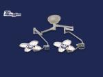 Double Head 600mm Surgical OT Lamp , Hospital Operating Room Ceiling Lights