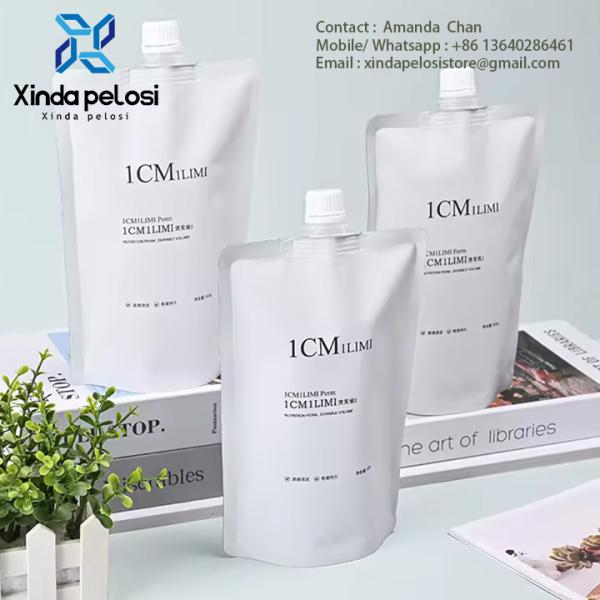 Food Grade Cosmetic Using Recyclable Packaging Custom Printed Stand Up Pouches