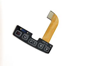 Wholesale Texture Mylar Side LED Backlight Membrane Switch With Molex 0.5MM Pitch from china suppliers