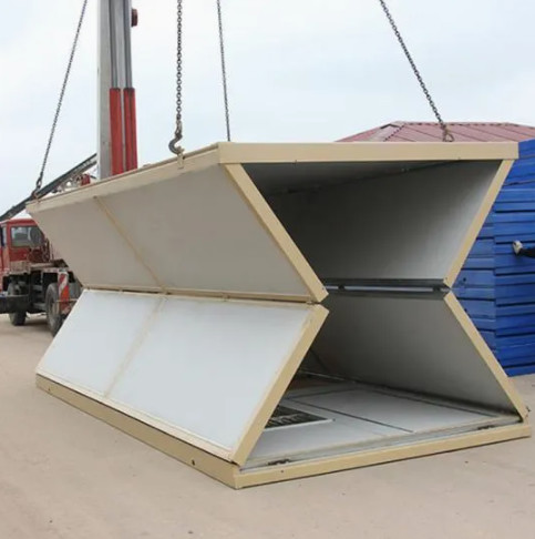 Weather Resistance Comfort Folding Container Houses Modern Style Q235 Q355