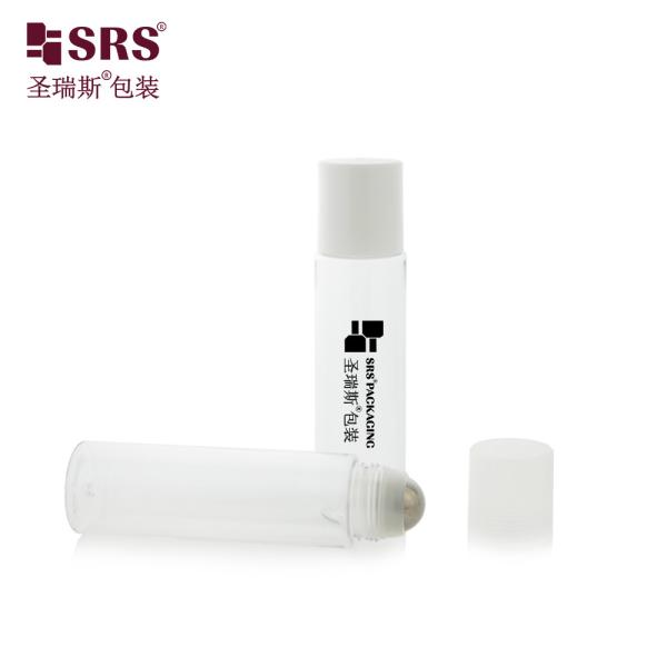 PET30-90ML Clear PET Steel Roller Applicator Bottle For Cooling Gel