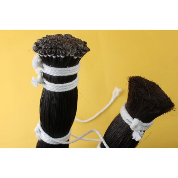 5 hanks Violin bow hair Black bow hair in 32 inches / natural horse hair