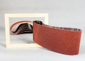 China 4 x 36 Aluminum Oxide Sanding Belts Resin For Long Belt Machine on sale