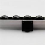 4M JY-2045 Aluminum Roller Track With 34mm Dia PP Wheel