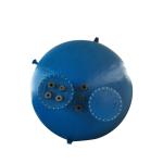 Horizontal 12m3 FRP Cylindrical Tank ISO CE Water Softener 1800mm