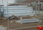 Hot Dipped Galvanized Temp Chain Link Fence , Welded Temporary Fence Easily