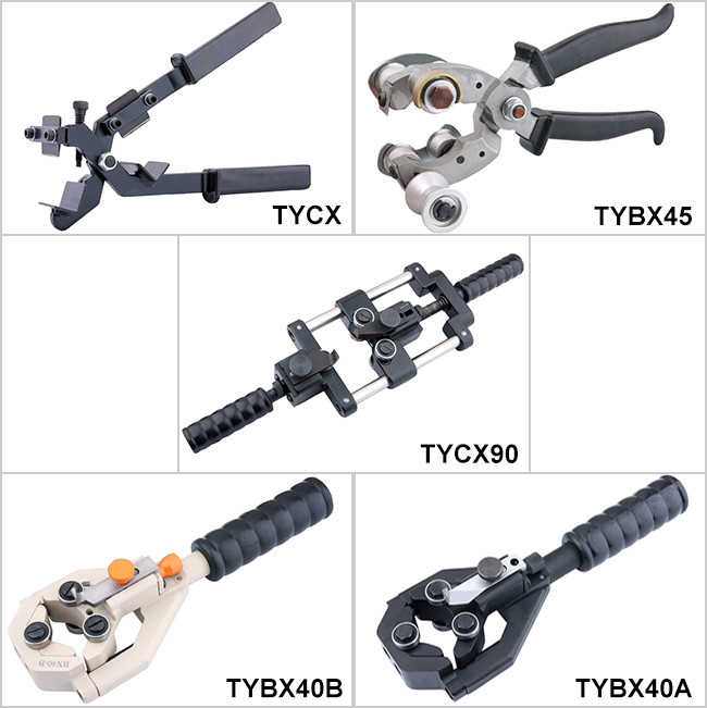 Fiber Optic Wire Stripping Crimping Tool / Copper Wire Cable Peeling Tool