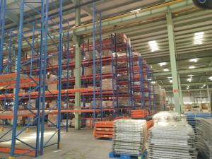 Wholesale Blue Red Industrial Warehouse Shelving Systems Conventional Standard Q235 from china suppliers
