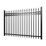 Aluminum Iron Wrought Fence 4ft 5ft 6ft 8ft Metal Picket Ornamental Iron Garden