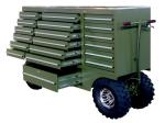 Versatile Metal Tool Cart Trolley with Iron Construction and Stainless Steel
