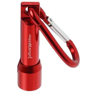 Wholesale Cell Botton LED Emergency Flashlight Metal Material With Hiking Hook Key Chain from china suppliers