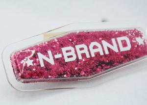 China PVC 0.8mm TPU Bling Iron On Patches Double Sided Clamping on sale