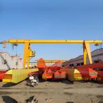 20t Lifting Remote Single Beam Gantry Crane With Electric Hoist For Outdoor
