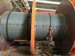 Spiral Slotted Two Rolls Wire Rope Winch Drum CE
