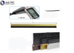 H Type Flame Dust Metal Channel Strip Brushes Aluminum Holder Door Bottom Seal