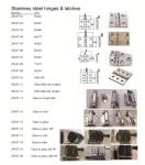 Stainless steel hinges&latches/hinges and latches that used for marine and