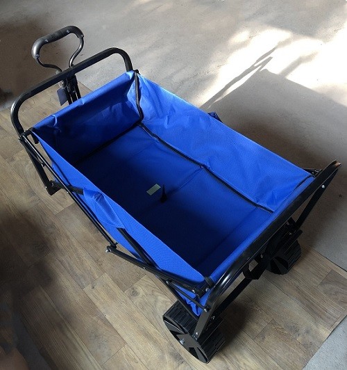 Adjustable Collapsible Picnic Wagon Outdoor Folding Multipurpose Camp Wagon Cart