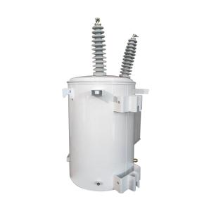 Wholesale 25kva Single Phase Oil Immersed Distribution Pole Mounted Transformer 12.4Kv to 240V from china suppliers