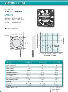 Wholesale -10-70 Operating Temperature CHA4012 23db Silent Cpu Fan from china suppliers