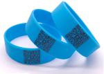 Hand Strap Luminous Silicone bracelet wrist Rubber Monochrome Printing strap