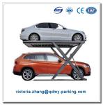 2 Car Storage Scissor Lift 220v Scissor Lift Platform Hydraulic Scissor Lift
