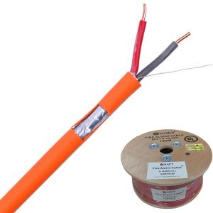 Wholesale ExactCables UL1424 Bare Copper Wire 1.5mm 2 Core Shield Fire Cable Fire Rated Cable from china suppliers
