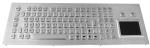 IP65 Waterproof Industrial Panel Mount Stainless Steel KVM Keyboard With