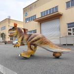 Animatronic Dinosaur Ride With Three Wheels Electric Dinosaur Scooter for Kids