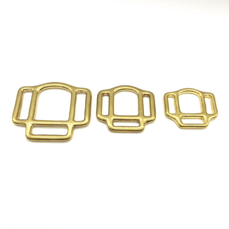 Hot Sale 17mm 20mm 25mm Inner Size High Quality Solid Brass Buckles For Leather Harness Saddlery /Bag Hardware