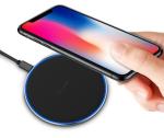 Ultra Slim QI Certified Fast Charging Wireless Charger 10W/7.5W/5W BSCI Audited