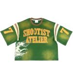 Vintage Needle Detection Mens Football T-Shirt Tops Logo Design Soccer Clothing