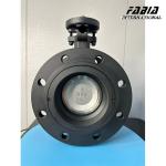 8 Inch Worm Gear Iron Steel High Perforamnce Double Eccentric Butterfly Water